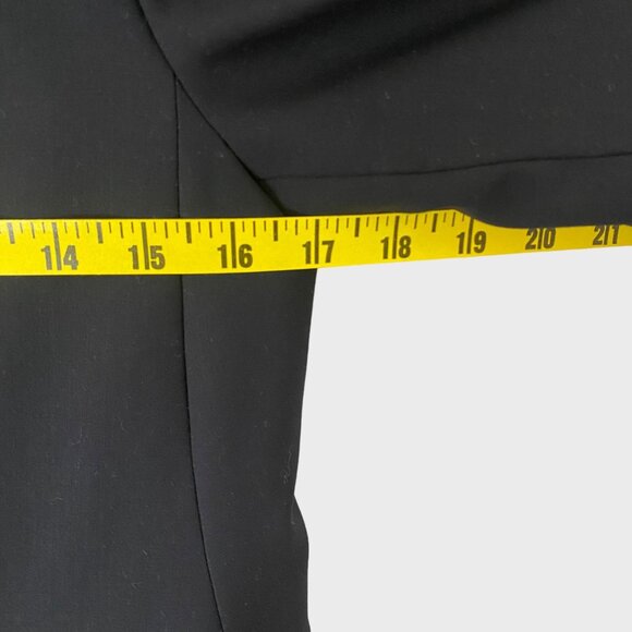 J.Jill Ponte Double Button Blazer Jacker Women's Size 4 Black Wool Blend Formal - Picture 11 of 12